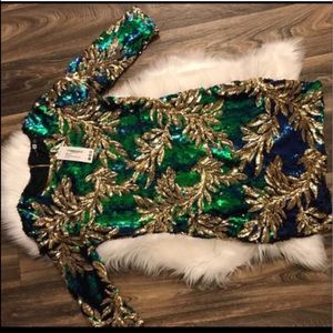 Boohoo sequins dress